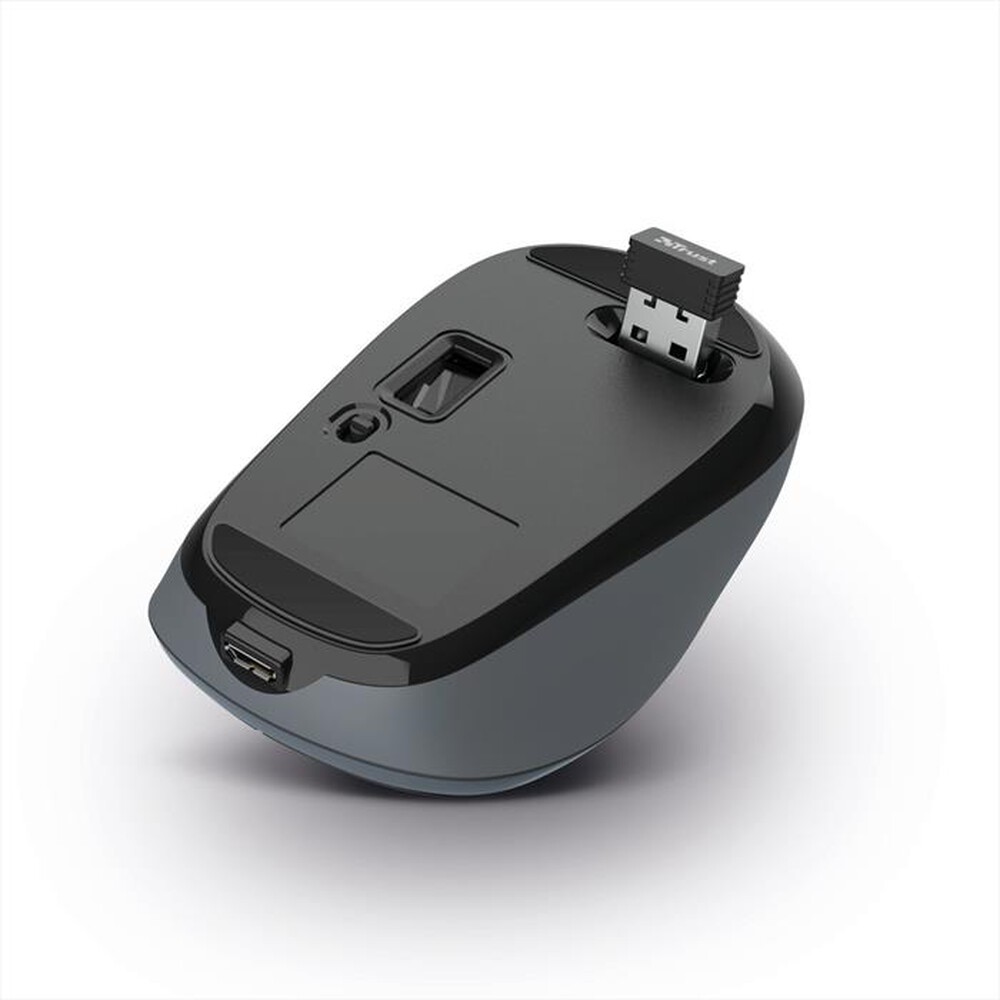Immagine del prodotto TRUST - YVI RECHARGEABLE MOUSE BLACK-Black
