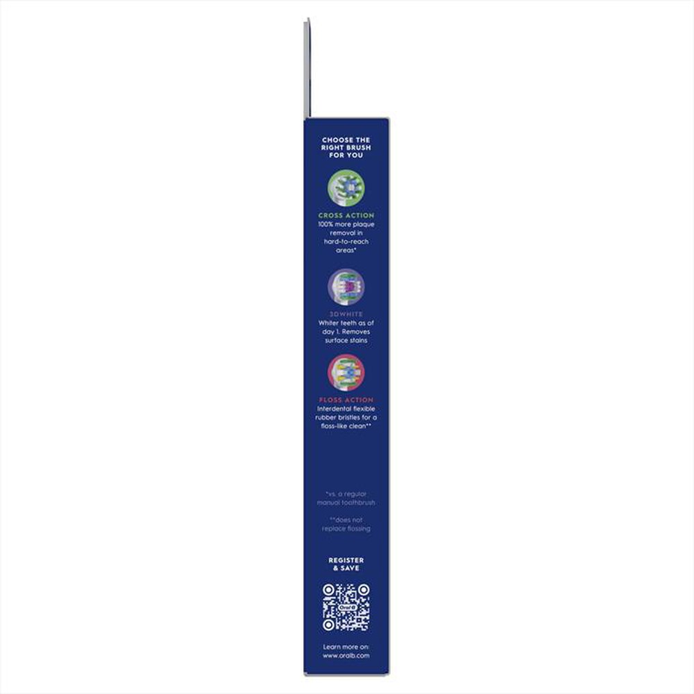 Immagine del prodotto ORAL-B - Testine Ricambio EB60X 10CT SENSITIVECLEAN ENG BOX-BIANCO