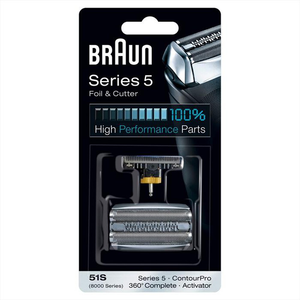 Immagine del prodotto BRAUN - TESTINA DI RICAMBIO 51S-Argento