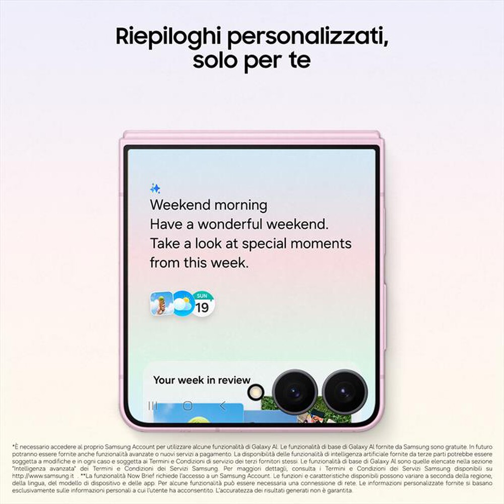Immagine del prodotto SAMSUNG - Galaxy Z Flip8 12+256GB-Cream
