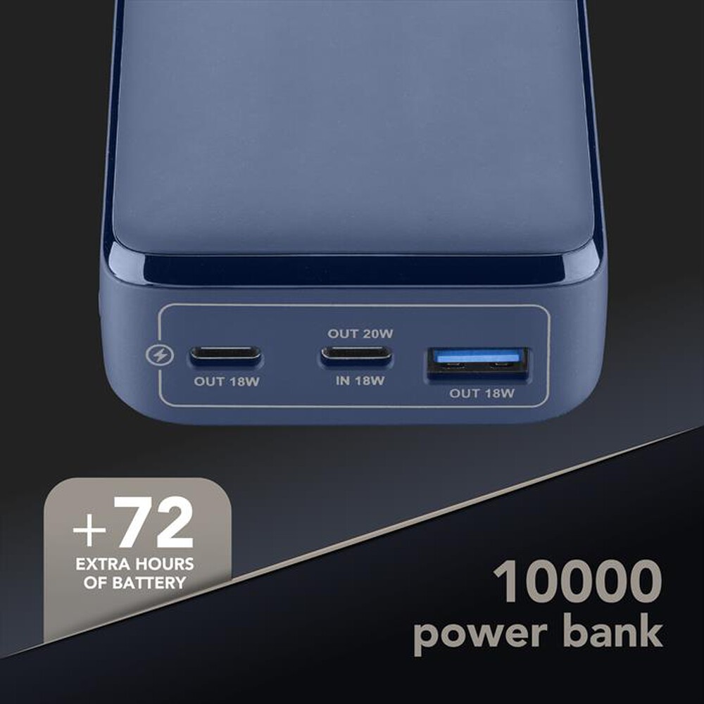 Immagine del prodotto CELLULARLINE - Power Bank Essence Promo 10.000mAh PD fino a 20W-Blu
