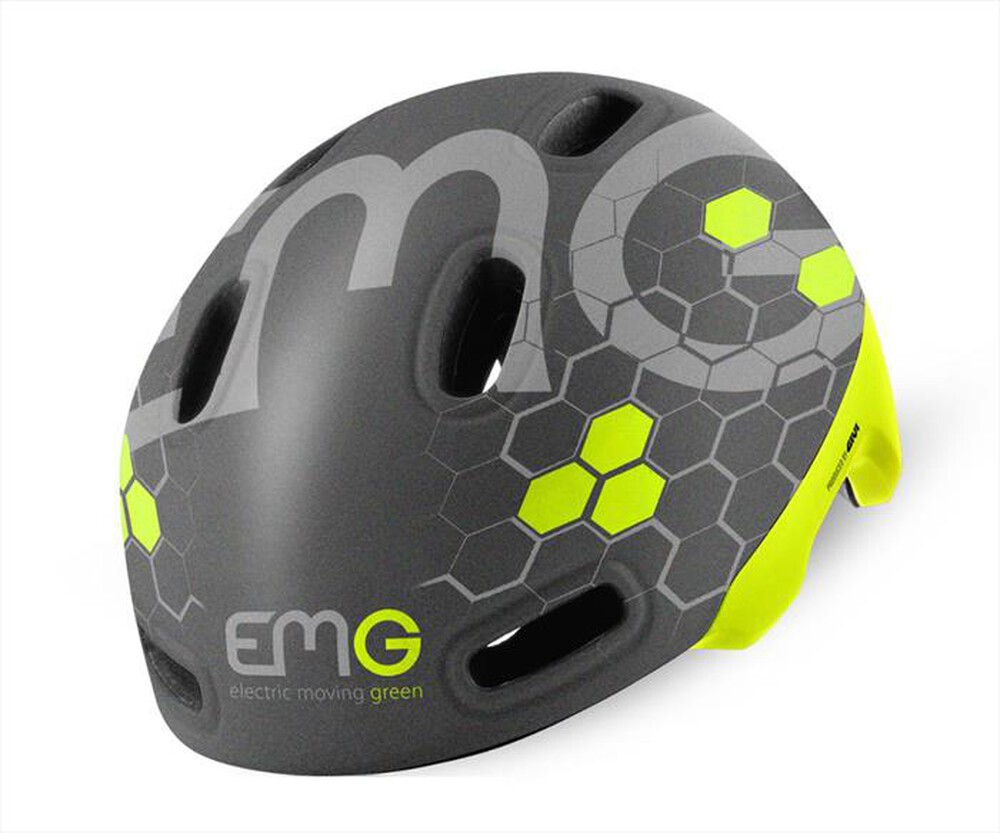 Immagine del prodotto EMG - Casco biciclette/monopattini elettrici HM190M010-Grigio / Giallo Fluo