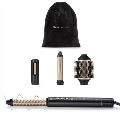 BELLISSIMA IMETEC - STYLER AD ARIA DIGITALE PRODIGY 4IN1-Black Matt, Gold