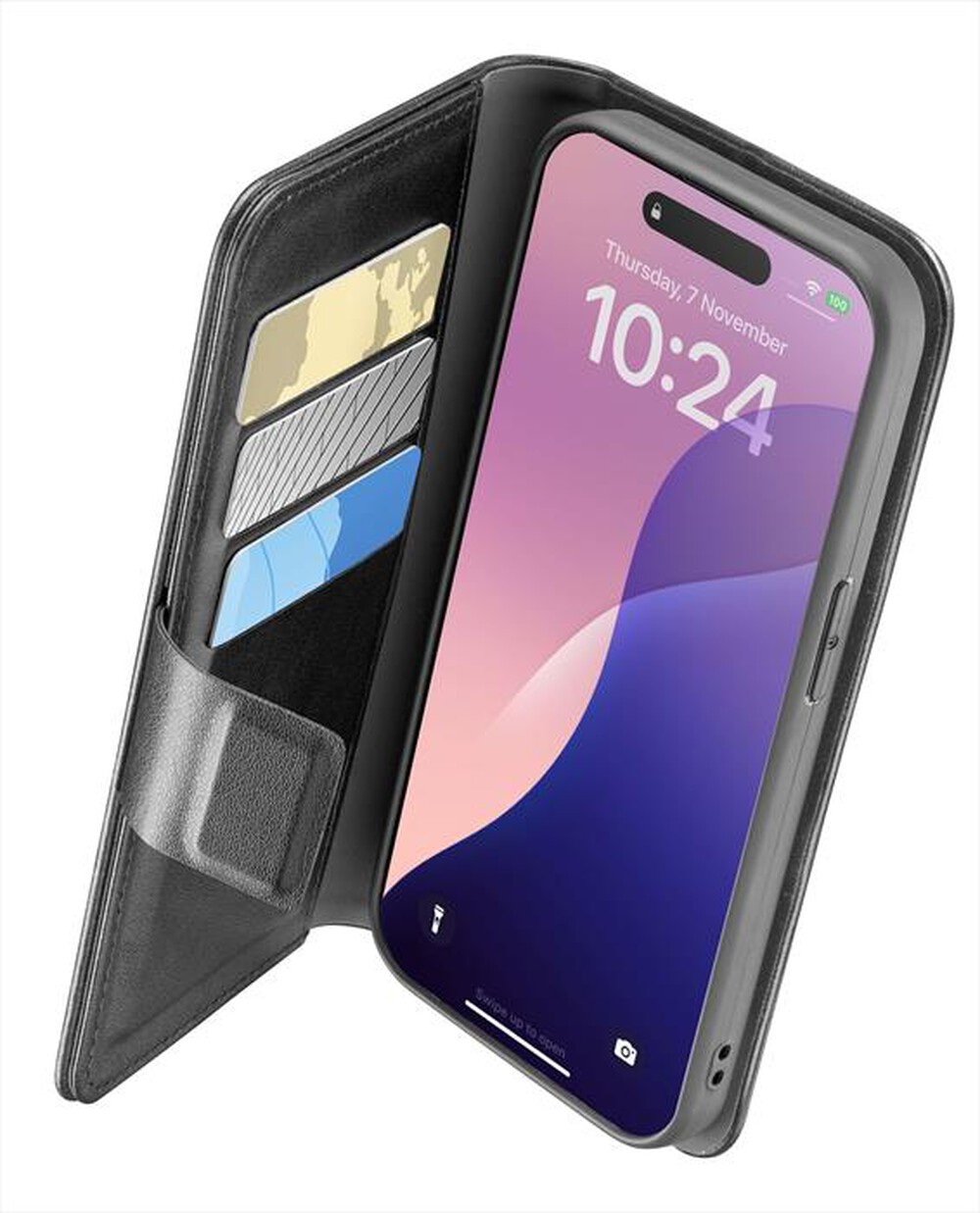 Immagine del prodotto CELLULARLINE - Custodia a libro BOOK AGENDA per iPhone 16E/17E-Nero