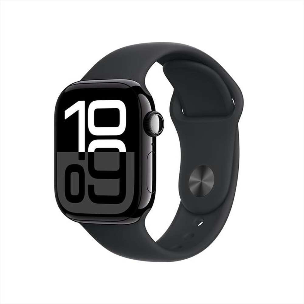 Immagine del prodotto APPLE - Watch Series 10 GPS 42mm Alluminio-Jet Black Sport Band Nero S/M