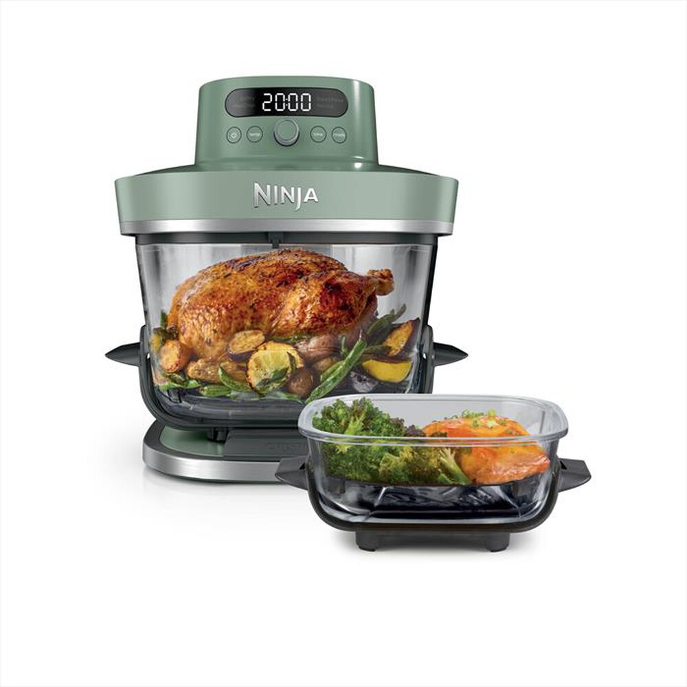 Immagine del prodotto NINJA - Friggitrice ad aria in vetro XL CRISPI PRO 5 IN 1-Verde Muschio