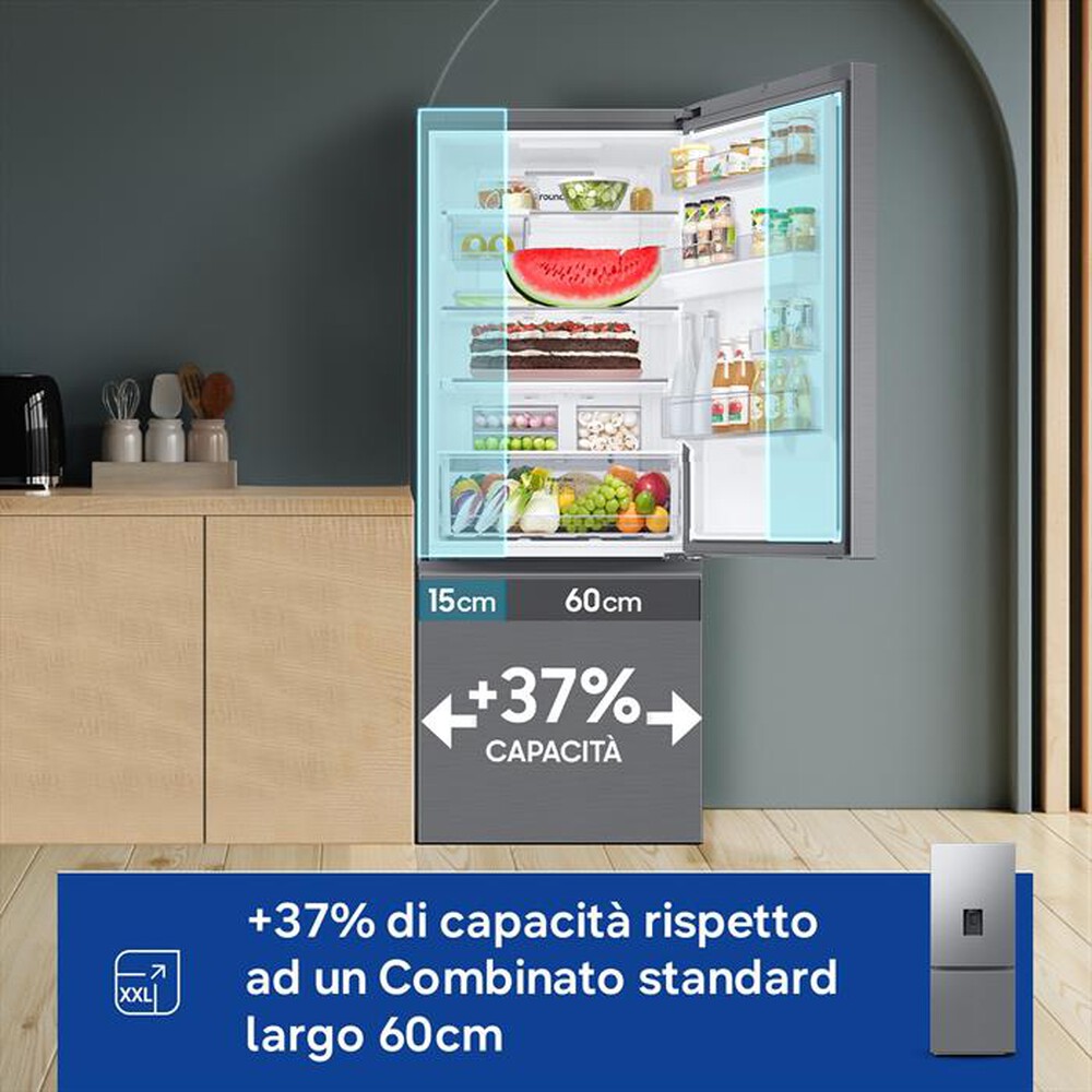 Immagine del prodotto SAMSUNG - Frigorifero combinato RB50DG632ES9EF ClasseE 505lt-Inox