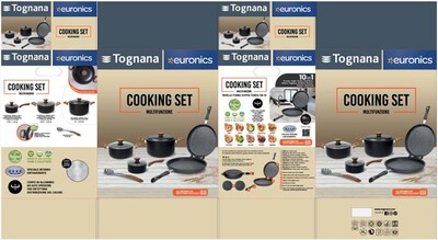 TOGNANA - SET PASTA COOKING EURONICS  GRANCUCI PAST