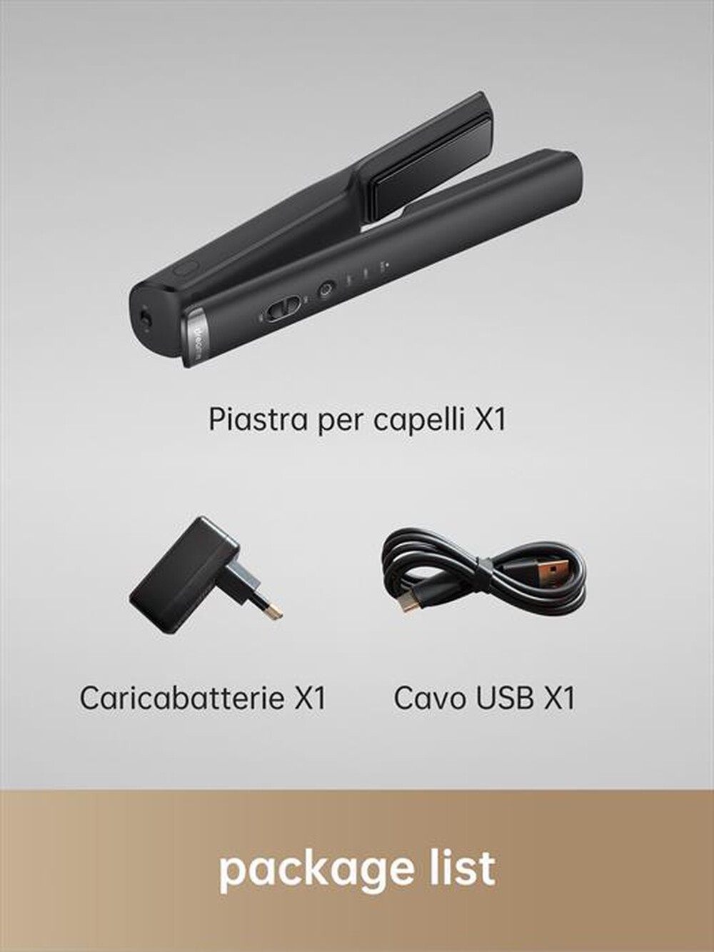 Immagine del prodotto DREAME - Piastra per capelli HAIR GLAMOUR-Nero
