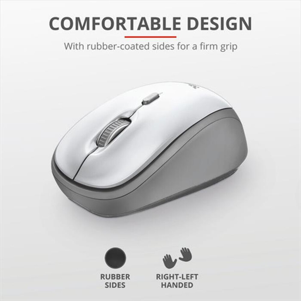 Immagine del prodotto TRUST - YVI WIRELESS MOUSE-White