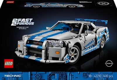 LEGO - TECHNIC NissanSkylineGT-R(R34) 2Fast2Furious 42210
