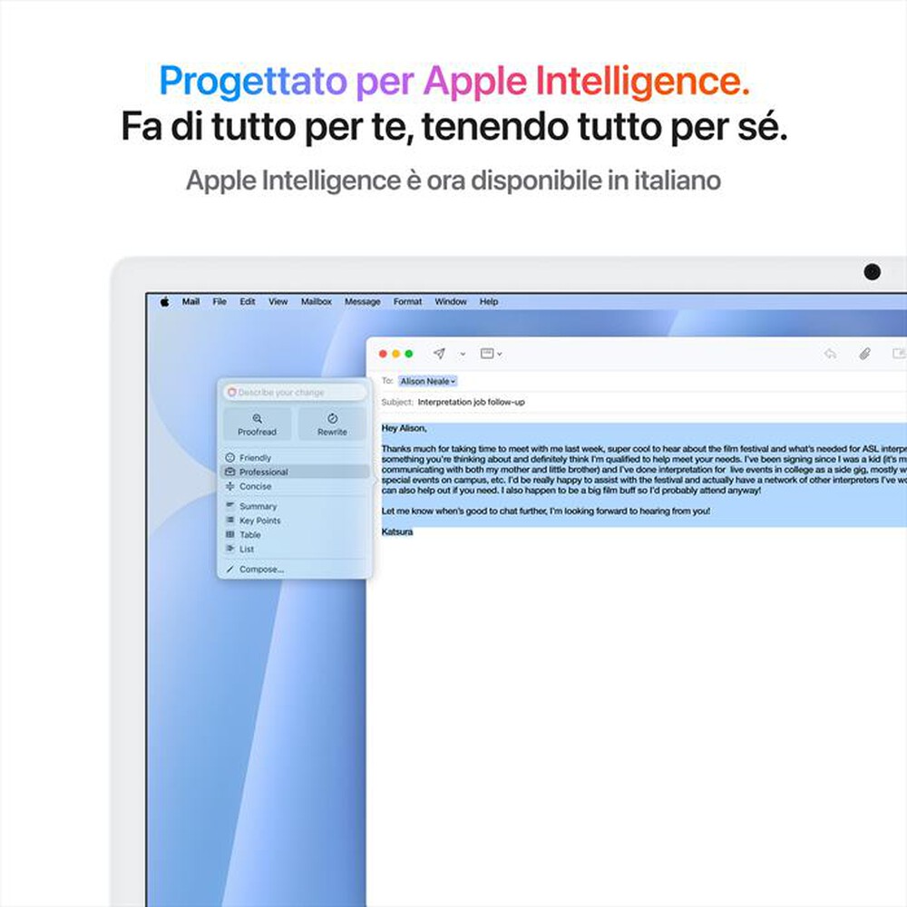 Immagine del prodotto APPLE - iMac Retina 24" 4.5K M4 Core 8 CPU 8 GPU 256GB-Blu