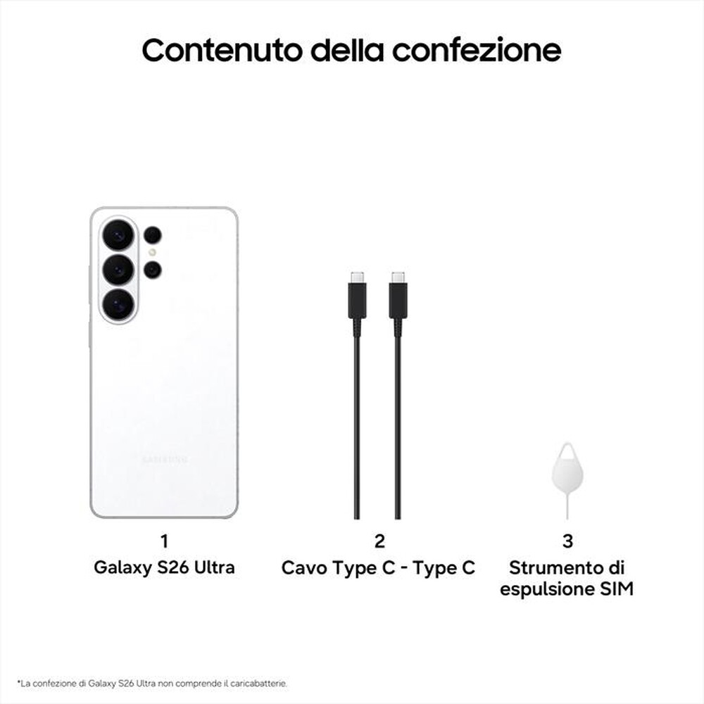 Immagine del prodotto TIM - SAMSUNG Galaxy S26 Ultra 256GB/12GB-White