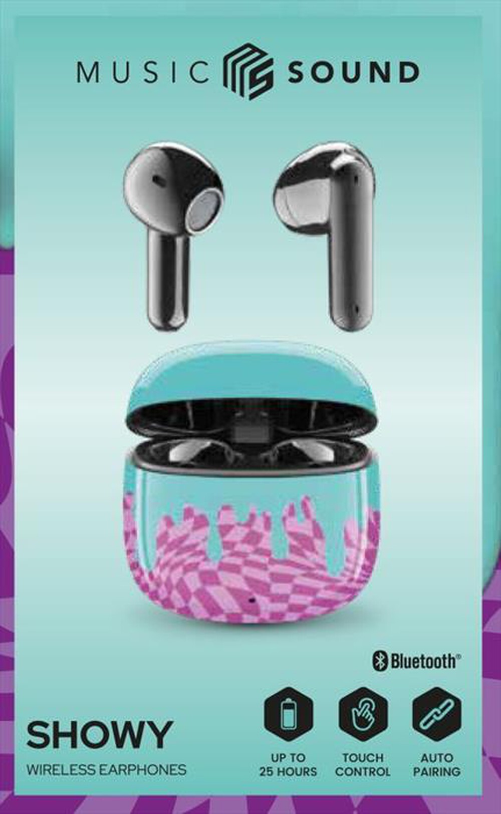 Immagine del prodotto CELLULARLINE - Auricolari Bluetooth TWS SHOWY-Multicolore