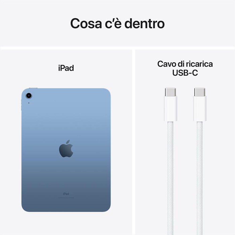 Immagine del prodotto APPLE - iPad 10.9 Wi-Fi 256GB-Blu
