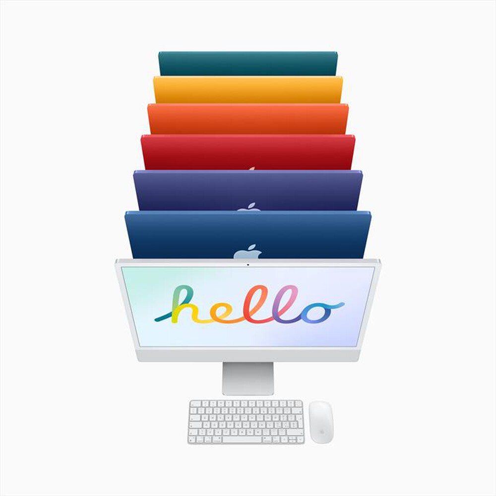 Immagine del prodotto APPLE - iMac 24" display Retina 4,5K M1 256 GPU 8CORE 2021-Argento