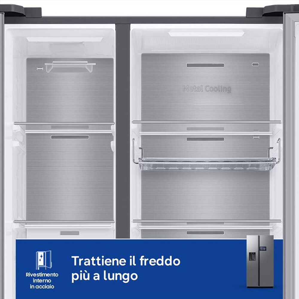Immagine del prodotto SAMSUNG - Frigorifero side by side RS90F65EDTEF Classe D-Inox