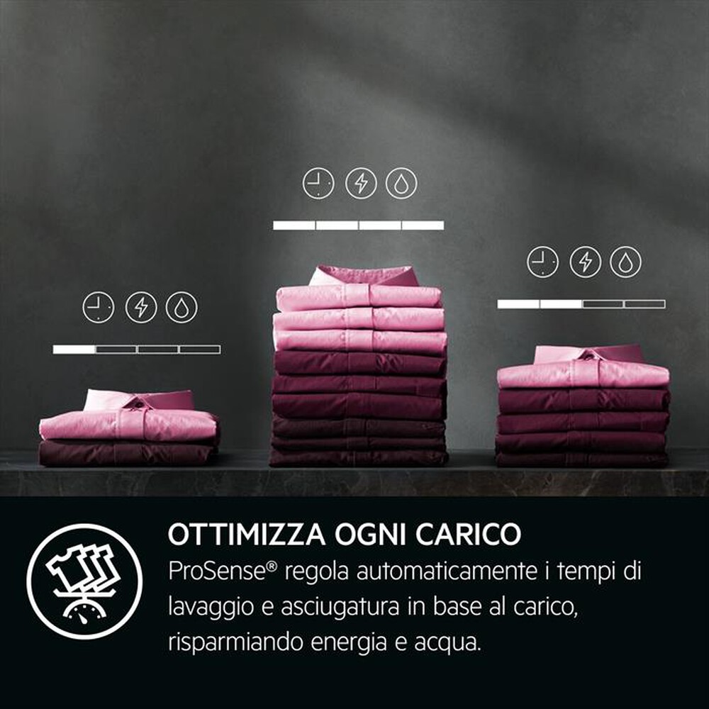 Immagine del prodotto AEG - Lavasciuga LWR7BLACK 10/6 Kg Classe D-Nero