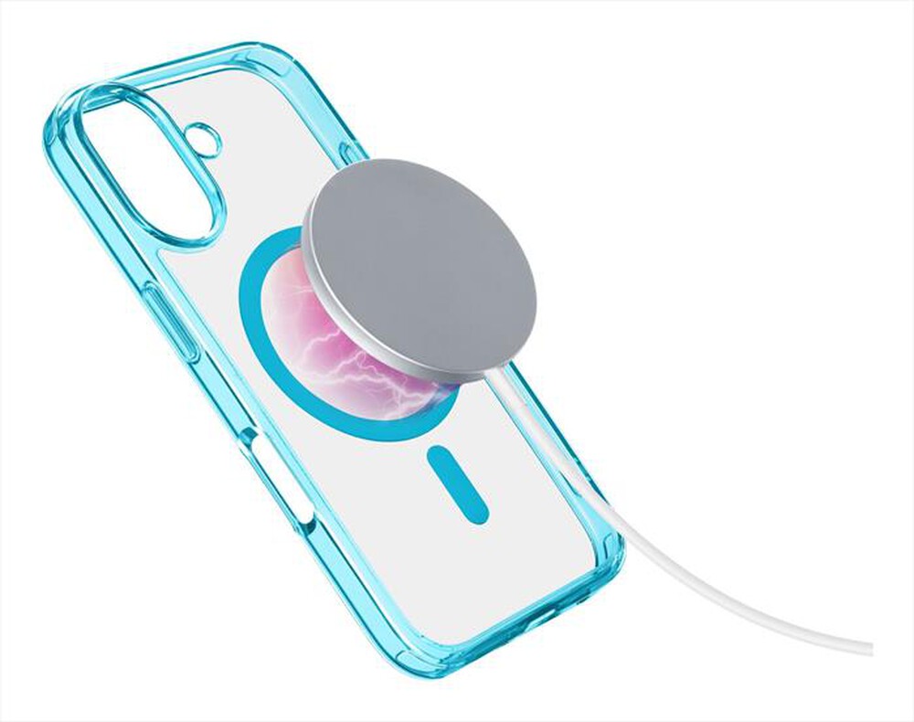 Immagine del prodotto CELLULARLINE - Cover case ICONIC MAG per iPhone 16-Blue