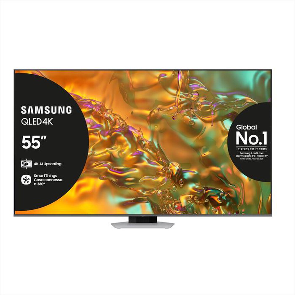 Immagine del prodotto SAMSUNG - Smart TV Q-LED UHD 4K 55" QE55Q80DATXZT-ECLIPSE SILVER