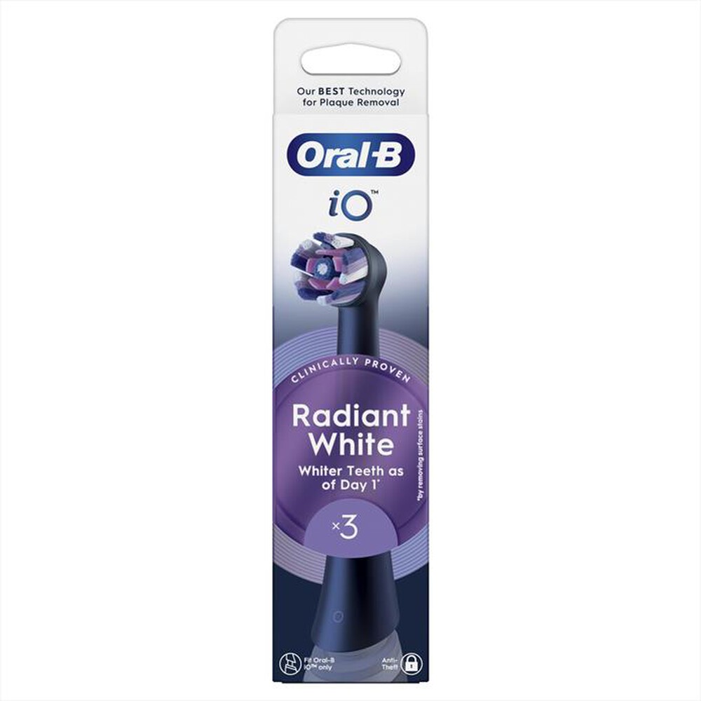 Immagine del prodotto ORAL-B - OB PW REFILL RADIANT WHITE - BLACK X3CT-NERO