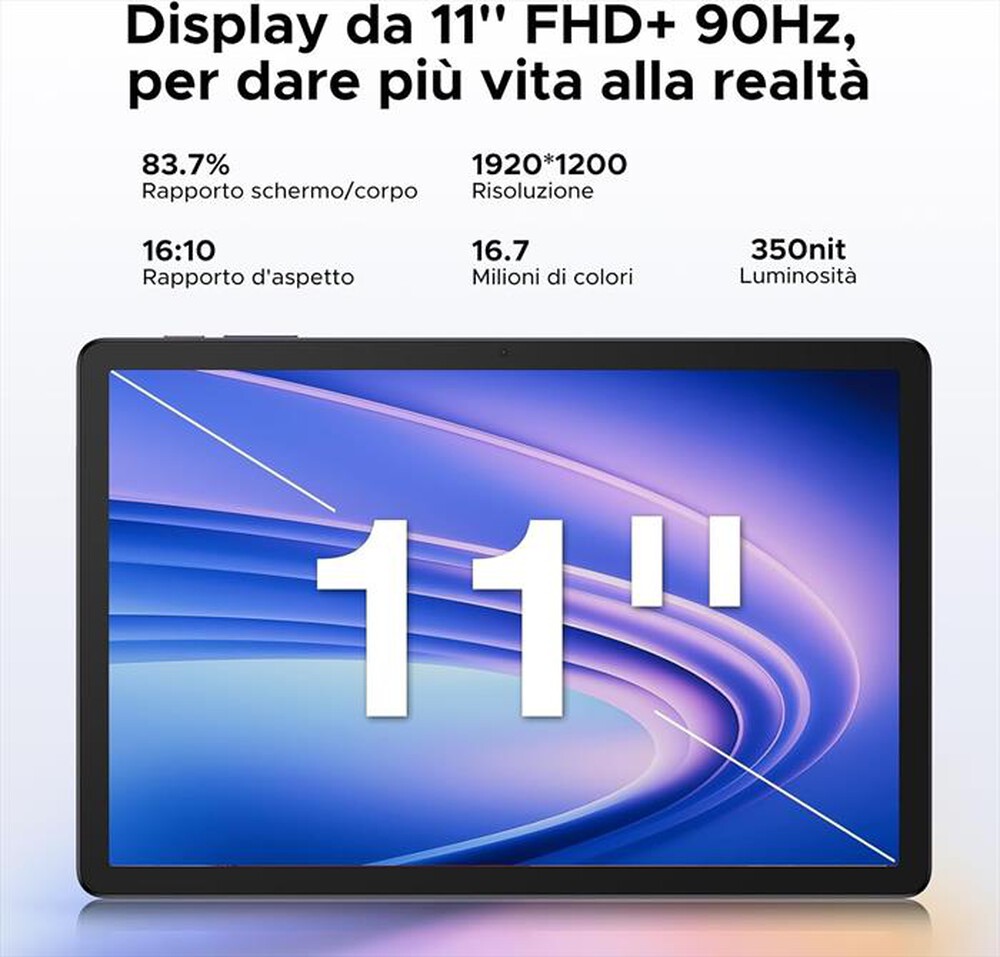 Immagine del prodotto DOOGEE - Tablet 11 Pollici Android 16 TAB G6+-nebula grey