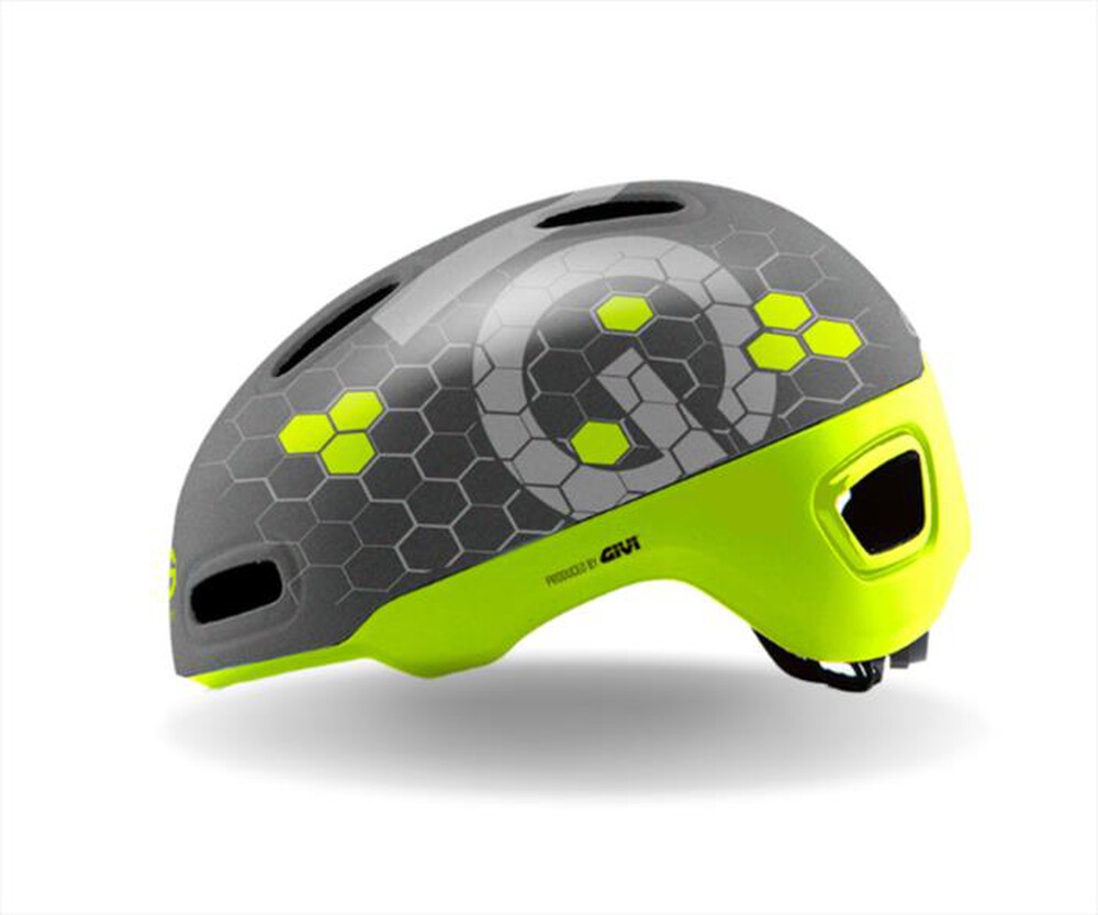 Immagine del prodotto EMG - Casco biciclette/monopattini elettrici HM190M010-Grigio / Giallo Fluo
