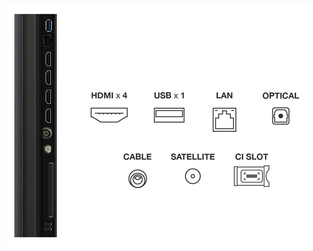 Immagine del prodotto TCL - Smart TV MINI LED UHD 4K 65" 65C69K-Metallico