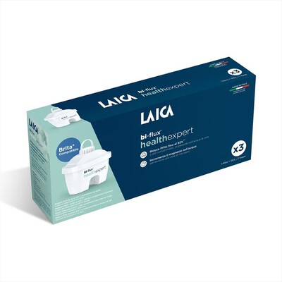 LAICA - Cartucce filtranti bi-flux healthexpert P3M-BIANCO