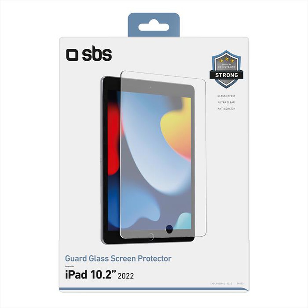 Immagine del prodotto SBS - Screen protector TASCRGLIPAD10222-Trasparente