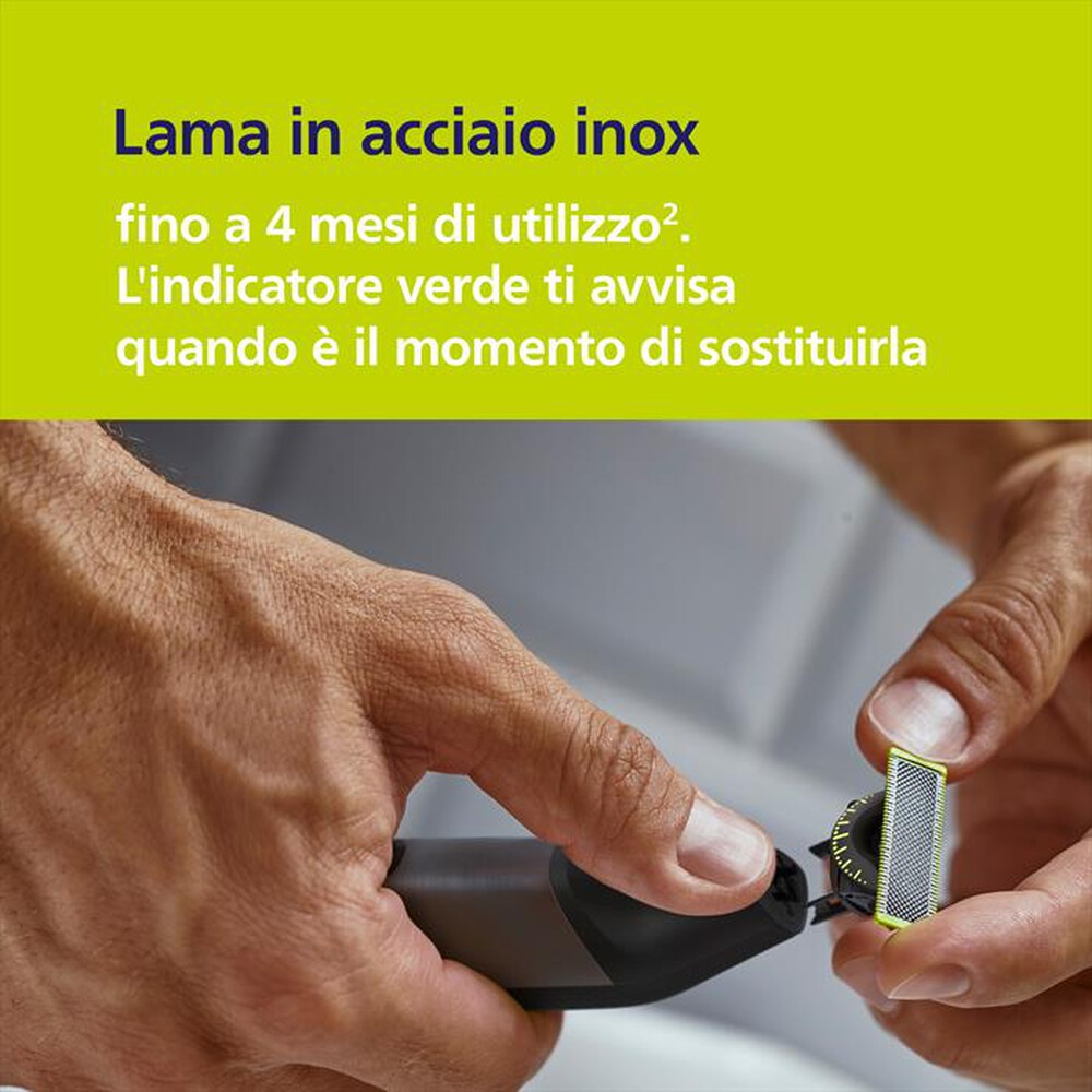 Immagine del prodotto PHILIPS - Regolabarba OneBlade Pro 360 Face + Body QP6652/61-Nero