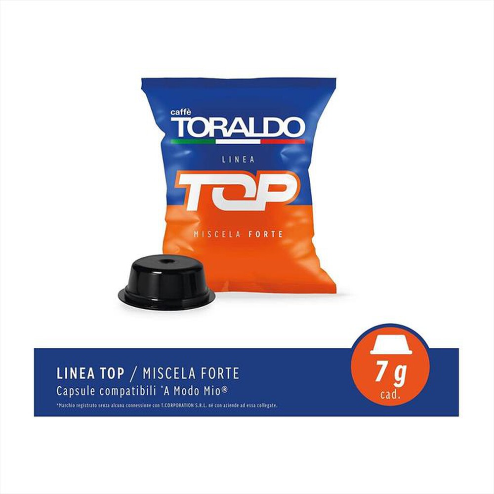 Immagine del prodotto CAFFE' TORALDO - Capsule linea TOP forte 100 pz comp A Modo Mio
