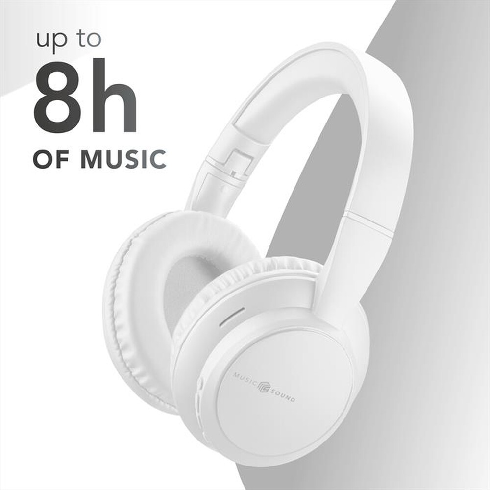 Immagine del prodotto MUSIC SOUND - Cuffie a padiglione chiuso BOOST-White