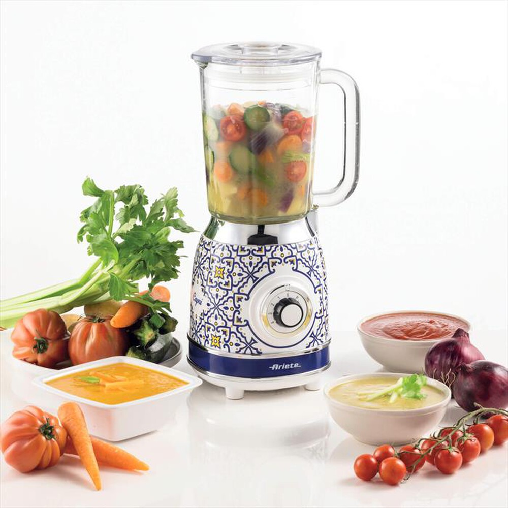 Immagine del prodotto ARIETE - 0583/0C FRULLATORE CON TAZZA IN VETRO CAPRI-Multicolore