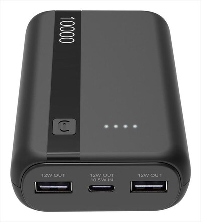 CELLULARLINE - Powerbank PBENTRY10000K-Nero