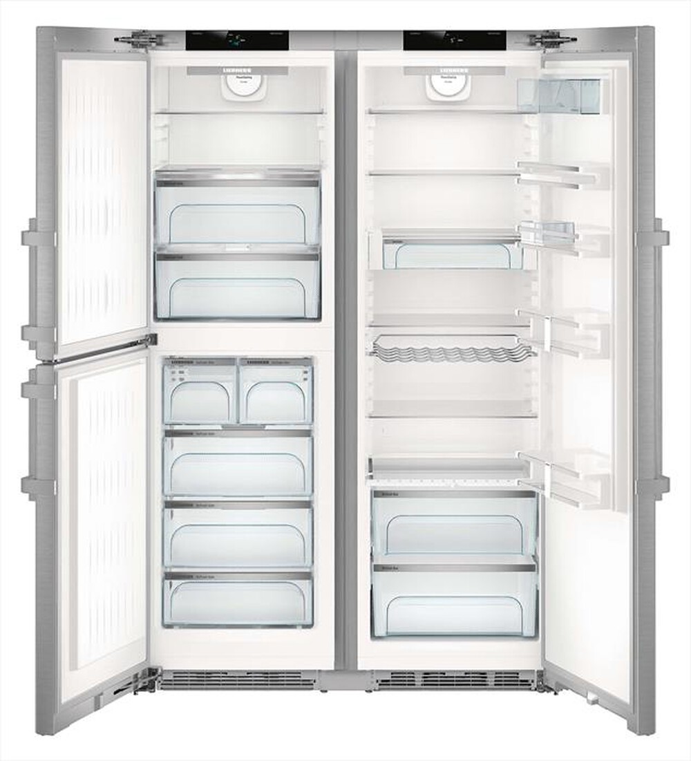 Immagine del prodotto LIEBHERR - Frigorifero side by side SBSES 8483-21 Classe D-Acciaio