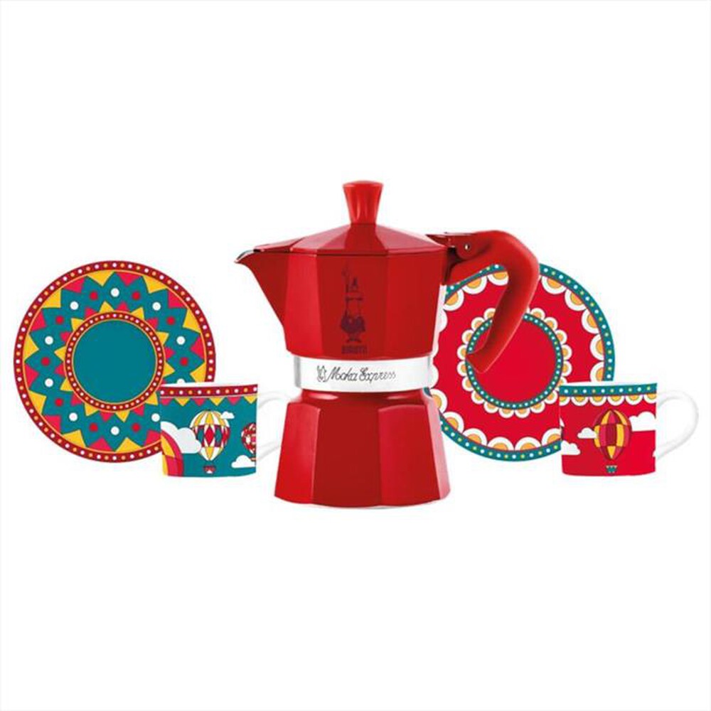 Immagine del prodotto BIALETTI - SET MOKA EXP 3TZ ROSSA+2TAZZIN-rosso