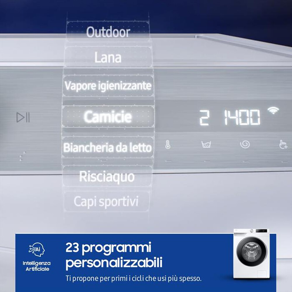 Immagine del prodotto SAMSUNG - Lavatrice WW90DG6U25LEU3 9 Kg Classe A-bianco
