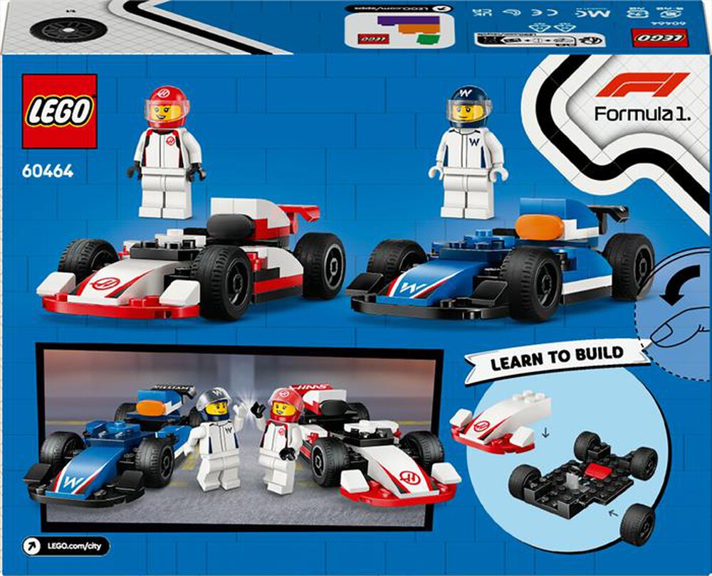 Immagine del prodotto LEGO - CITY F1 Monoposto Williams Racing e Haas F1&reg; 60464