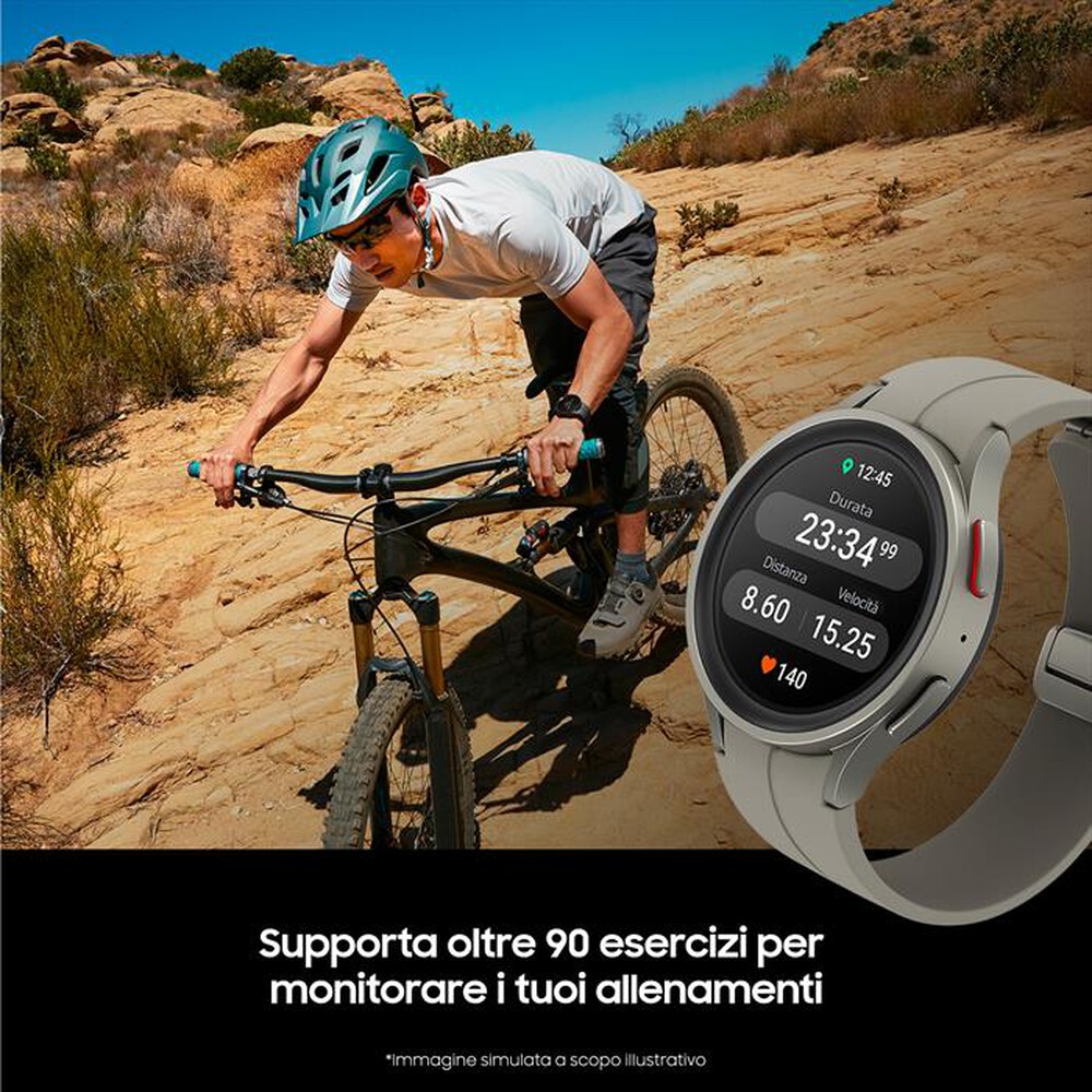Immagine del prodotto SAMSUNG - GALAXY WATCH5 PRO 45MM BT, 1.5+16 GB-Black Titanium