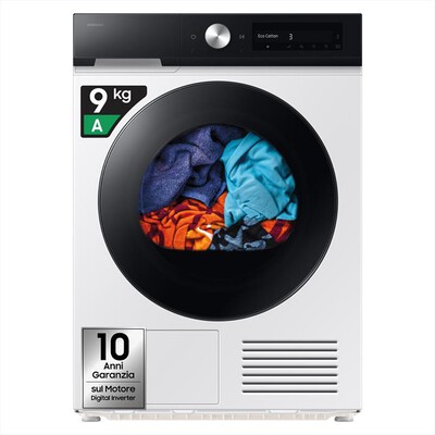 SAMSUNG - Asciugatrice Bespoke AI DV90DB7845GEU3 9Kg ClasseA-Bianco
