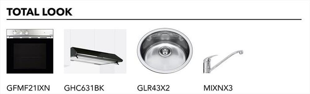 Immagine del prodotto GLEM GAS - Piano cottura a gas GT32IX 2 fuochi 29cm-Inox