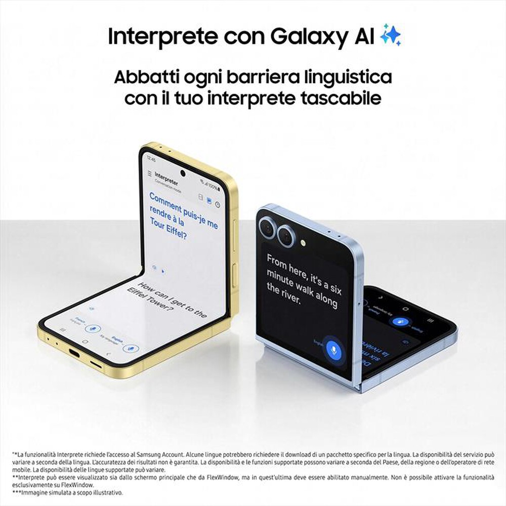 Immagine del prodotto SAMSUNG - Galaxy Z Flip6 12+512GB-Mint