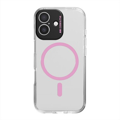 CASEME - Cover Magsafe transparent per iPhone 17-Rosa