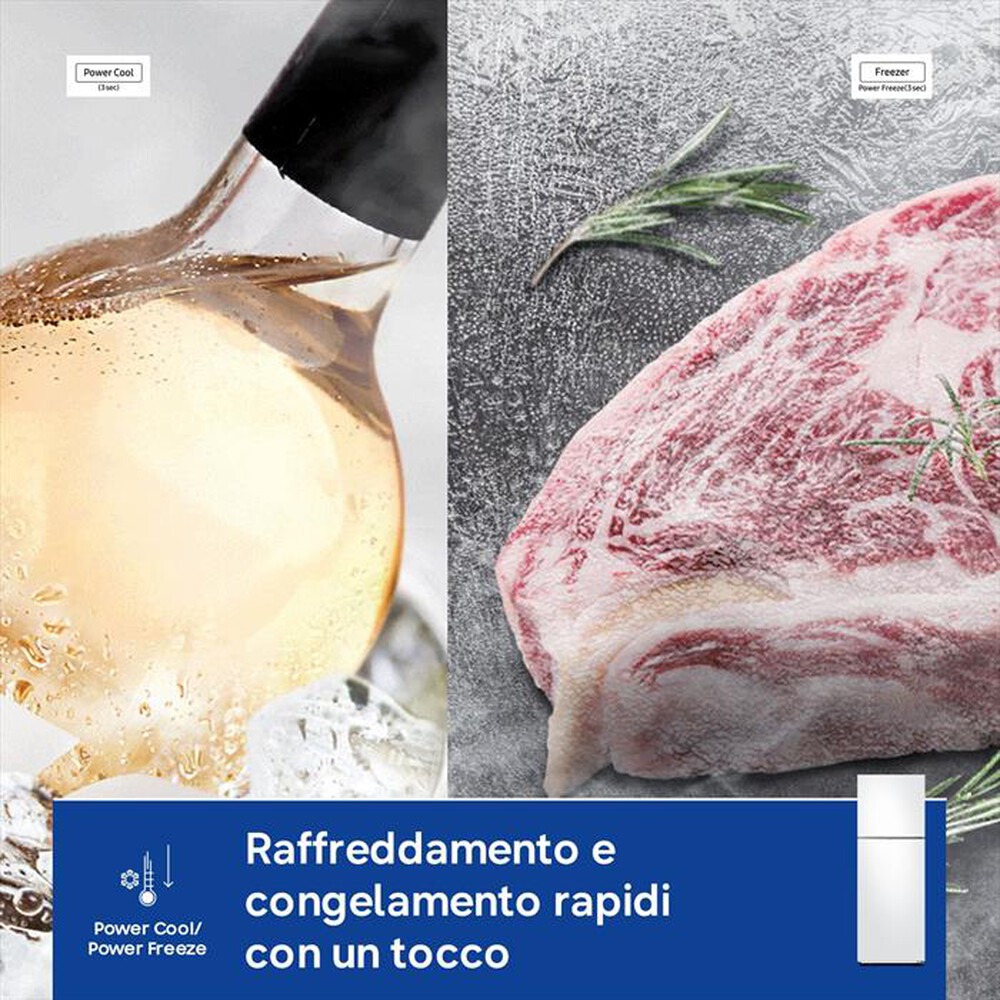 Immagine del prodotto SAMSUNG - Frigorifero 2 porte RT31CG5624WWES Classe E 305lt-Bianco