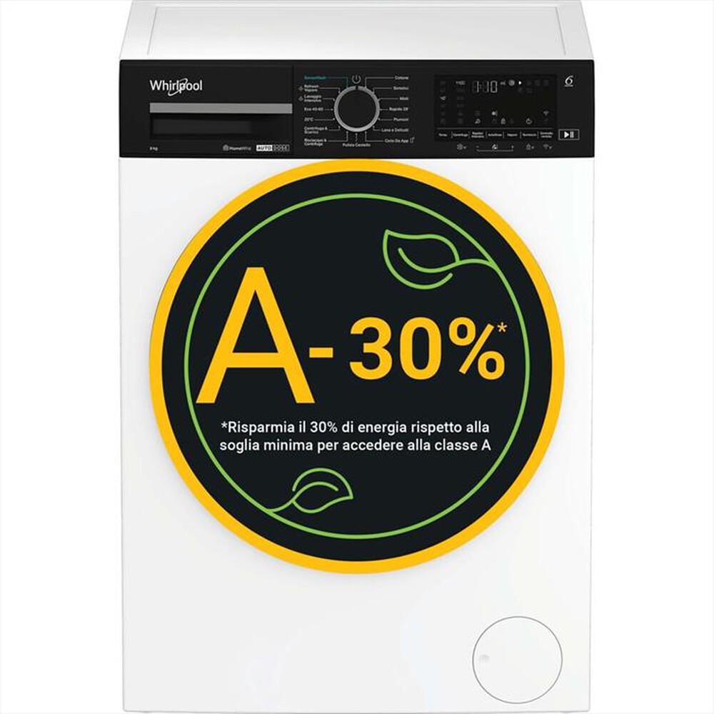 Immagine del prodotto WHIRLPOOL - Lavatrice WPM99WADSIT 9Kg Classe A-Bianco