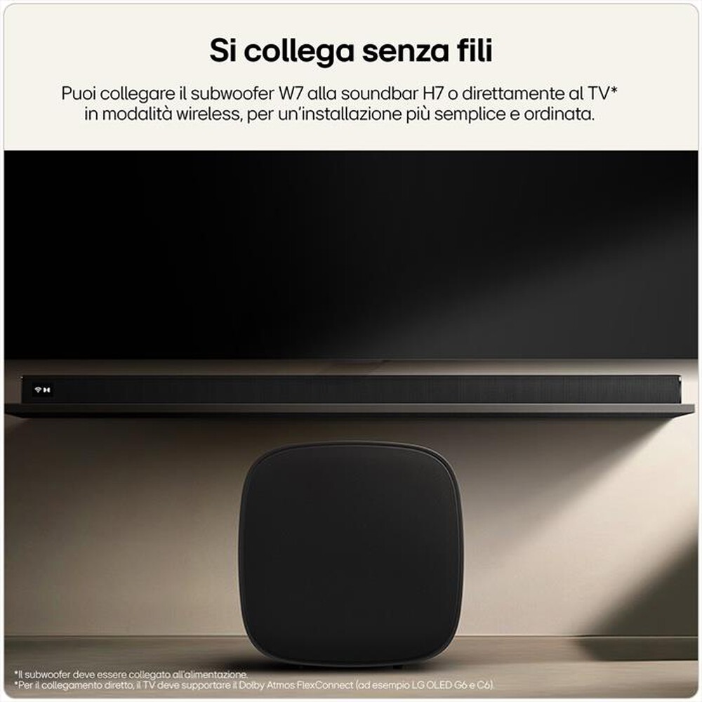 Immagine del prodotto LG - Subwoofer Wireless SOUND SUITE W7-Black
