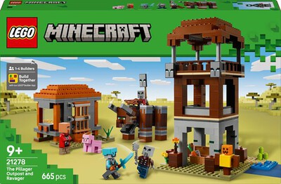 LEGO - MINECRAFT L&rsquo;avamposto del saccheggiatore 21278