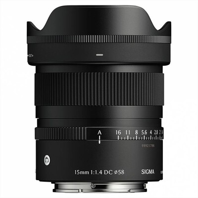 SIGMA - Obiettivo 15/1.4 DC C SONY E-MOUNT-Nero