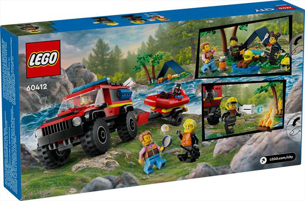 Immagine del prodotto LEGO - CITY Fire Fuoristrada antincendio e gommone 60412